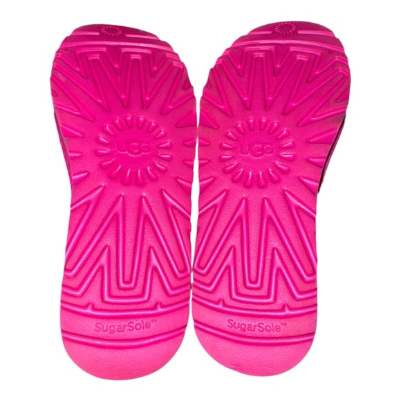 UGG Rock Rose Fluffy Clogs Slippers 7 - Picture 2 of 5